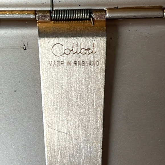 Colibri Compact Card Cigarette Case Courting Couples Park Lane Gold England - Picture 6 of 15